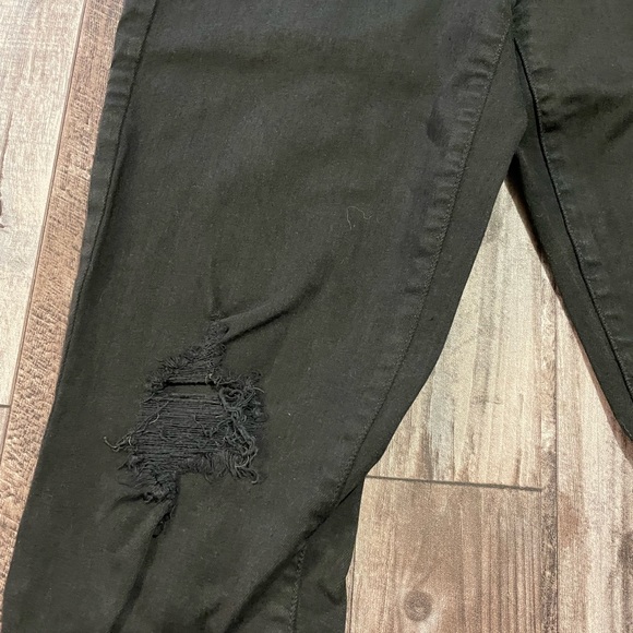 American Eagle skinny jeggings - super stretch size 8 black - Picture 7 of 8